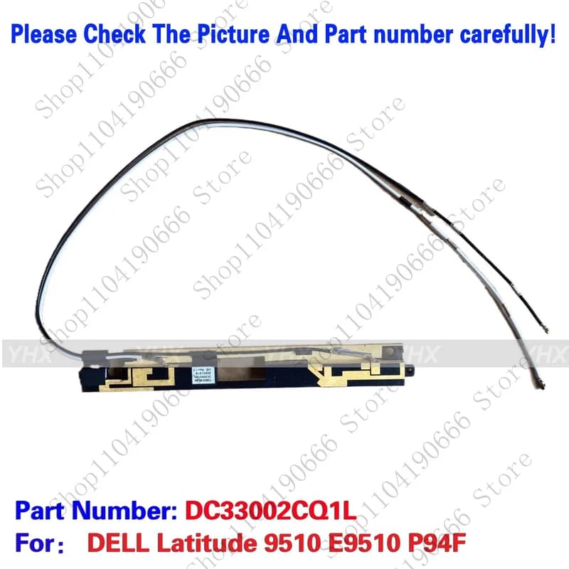 bd Nuovo Per DELL Latitude 9510 E9510 P94F WLAN Antenna Cavo WiFi DC33002CQ1L.