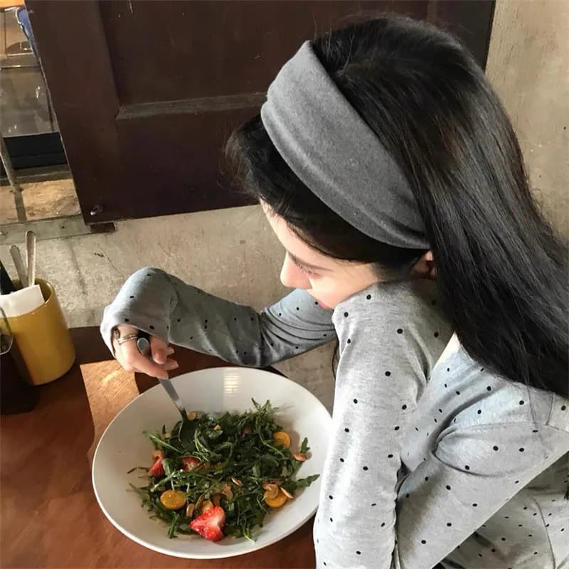 Women's wide stretched hair band, INS style Blogger, hair accessories to wear everyday