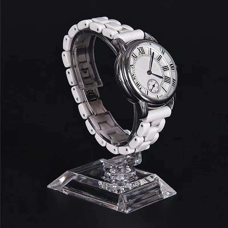 Highly Flexible Transparent Acrylic Watches Display For Men and Women, Clock Holder, Watch Showcase, Removable Display