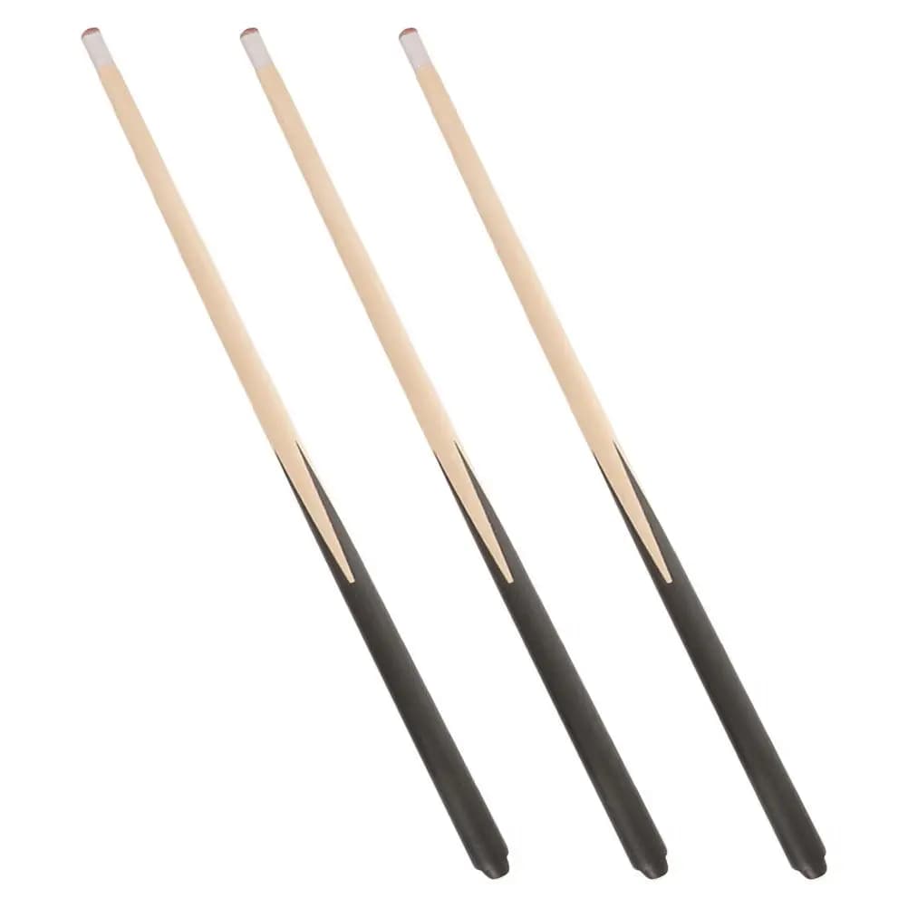 Set di 3 Accessori per Biliardo, Bastone da Ponte per Biliardo, Stecche per Uomini, Barra Corta in Legno per Giocare