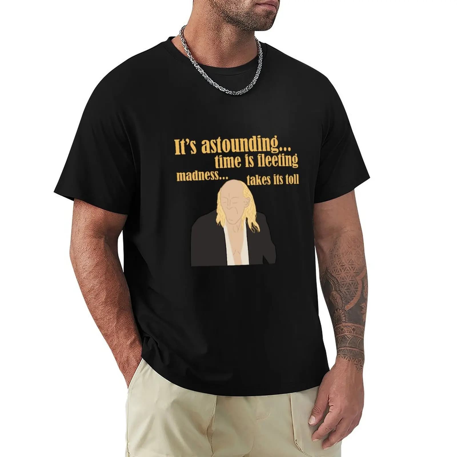 Madness Takes its Toll T-Shirt Simple Print Design T-Shirt