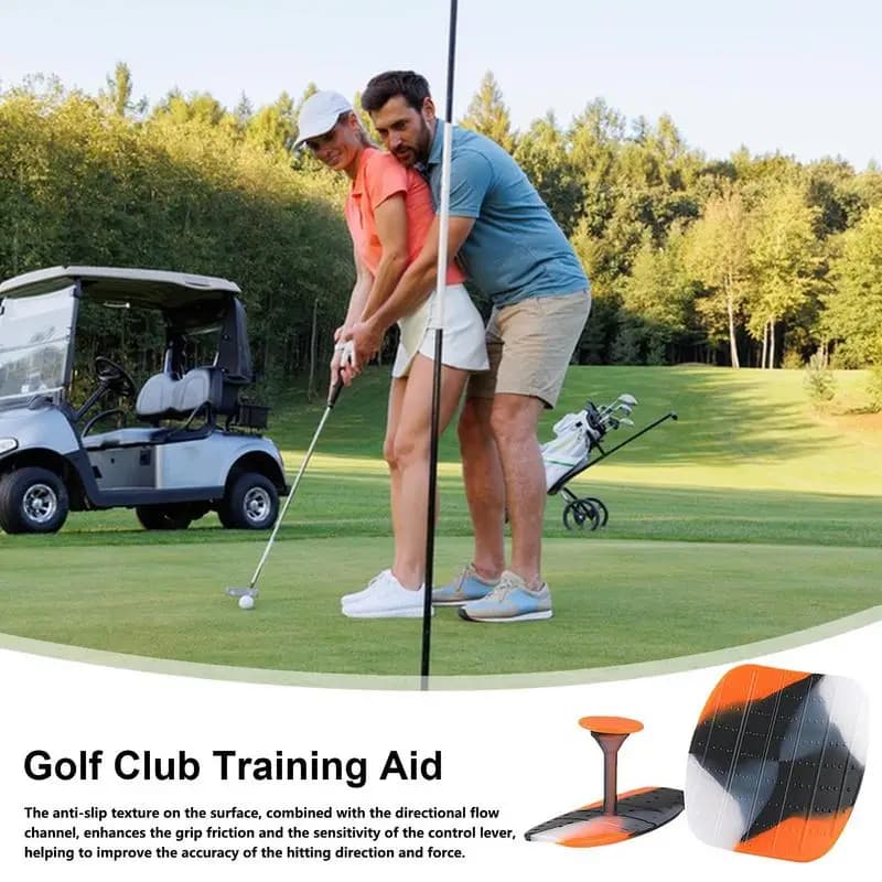 Impugnatura per allenamento da golf Impugnatura a forma di T da golf Ausili per l'allenamento Postura Palla corretta Attrezzatura per la pratica sportiva Antiscivolo per il cortile