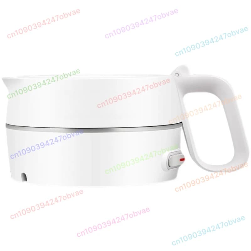 Bollitore elettrico pieghevole da 110 V, thermos pieghevole per scaldabagno portatile da viaggio da 0,6 litri