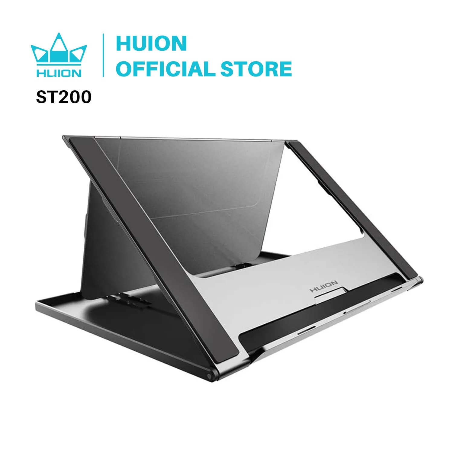 Huion ST-200 adjustable folding bracket for muti-angle metal for graphic monitor for 15.6 inches