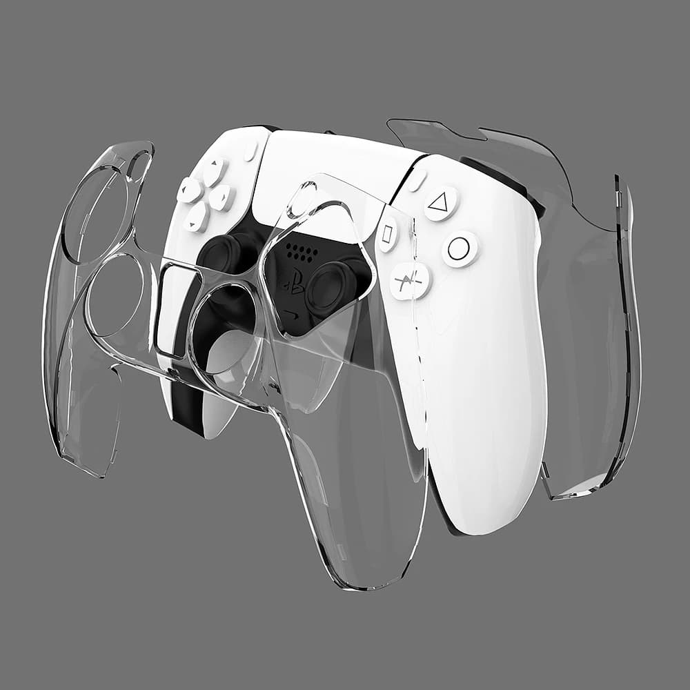 Per controller PS5 DualSense Cover trasparente per PC Custodia protettiva trasparente ultra sottile per accessori di gioco per gamepad Sony Playstation5