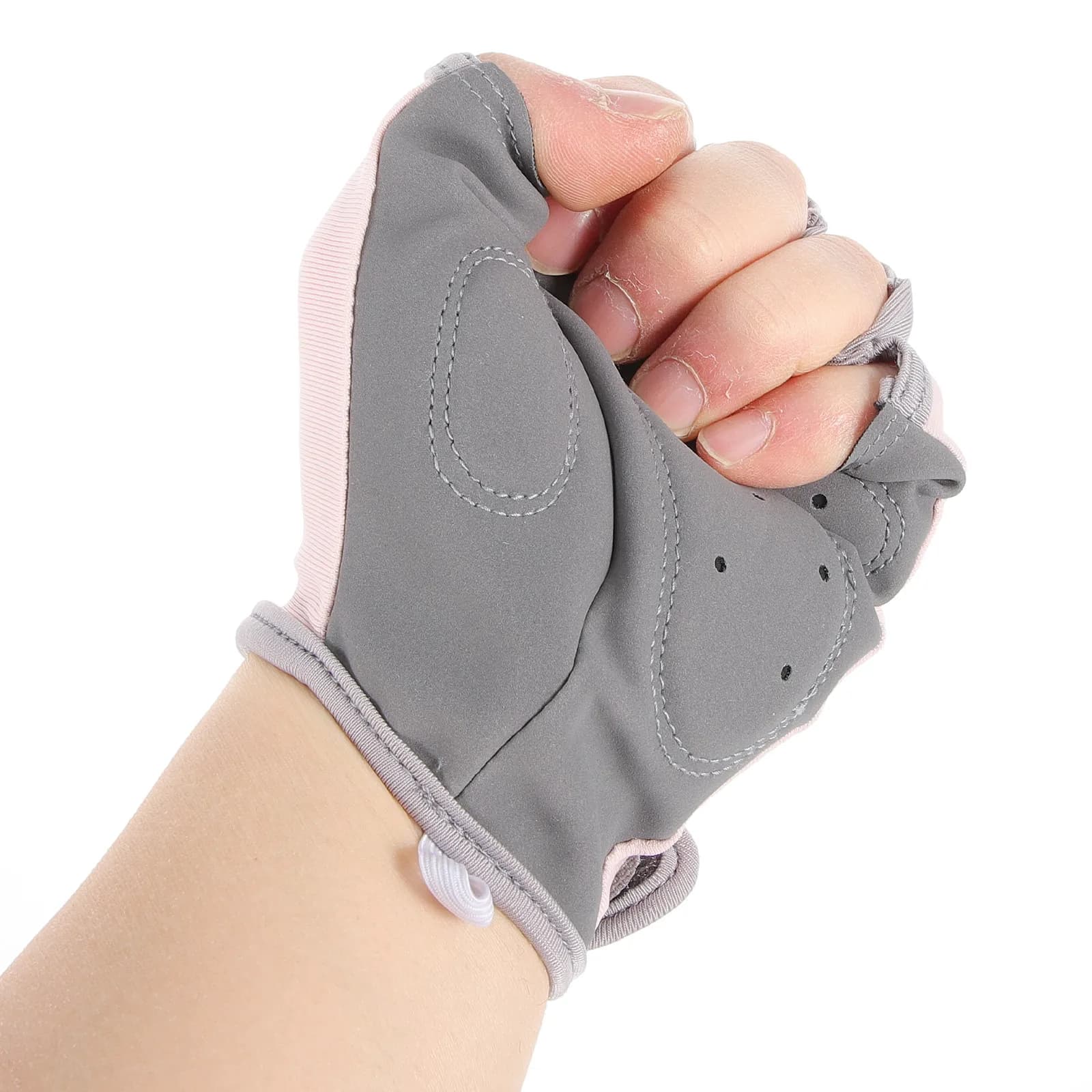 1Pair Premium Half-Finger Sports Gloves Shockproof Palm Protection Workout Gloves for Fitness Cycling Outdoor Riding Gym