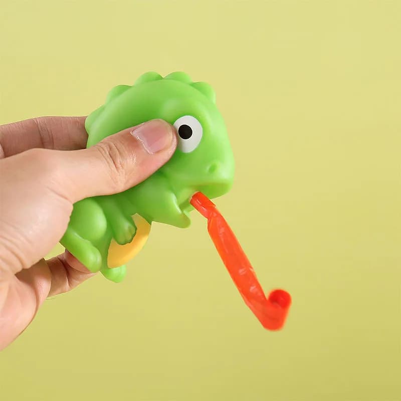 Bambini Creativo Decompressione Agitarsi Giocattoli Pizzico Rana Dinosauro Collegare Lingua Fuori Alleviare Lo Stress Giocattolo Regali Di Natale Per I Bambini