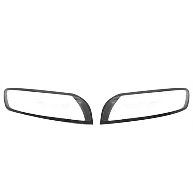 A02Q - For Volvo S40 2007-2012, Pair of Covers for Auto Spotlights, Transparent Wheel for Front Headlights