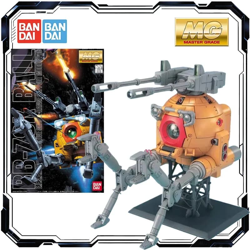 Bandai Originale MG 1/100 RB-79K Giallo Palla di Ferro 08MS Squad Edition Action Figure Giocattoli per Ragazzi Ragazze Bambini Regalo Di Natale Modello