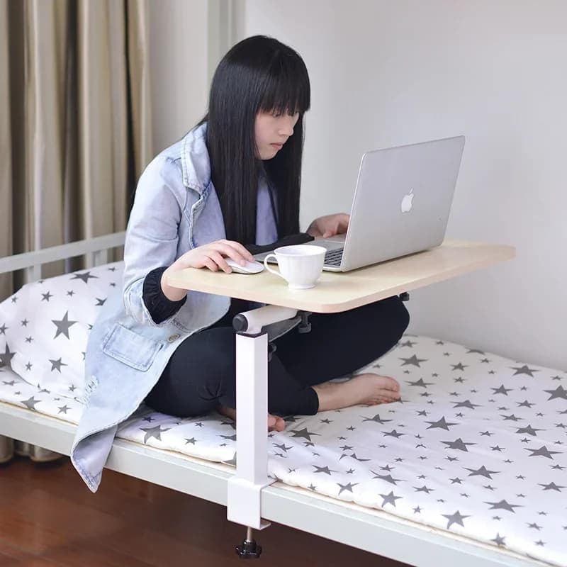 Semplice supporto per laptop nel letto Dormitorio per studenti Studio e scrivania Camera da letto Letto regolabile Supporto per laptop per un massimo comfort
