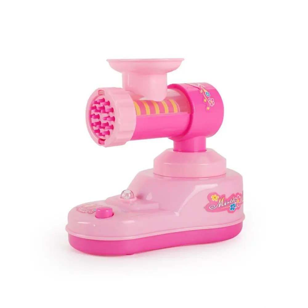 Coffee Machine Household Appliances Toaster Blender Vacuum Cleaner Pretend Play Set Cooking with Light Kitchen Education Gifts
