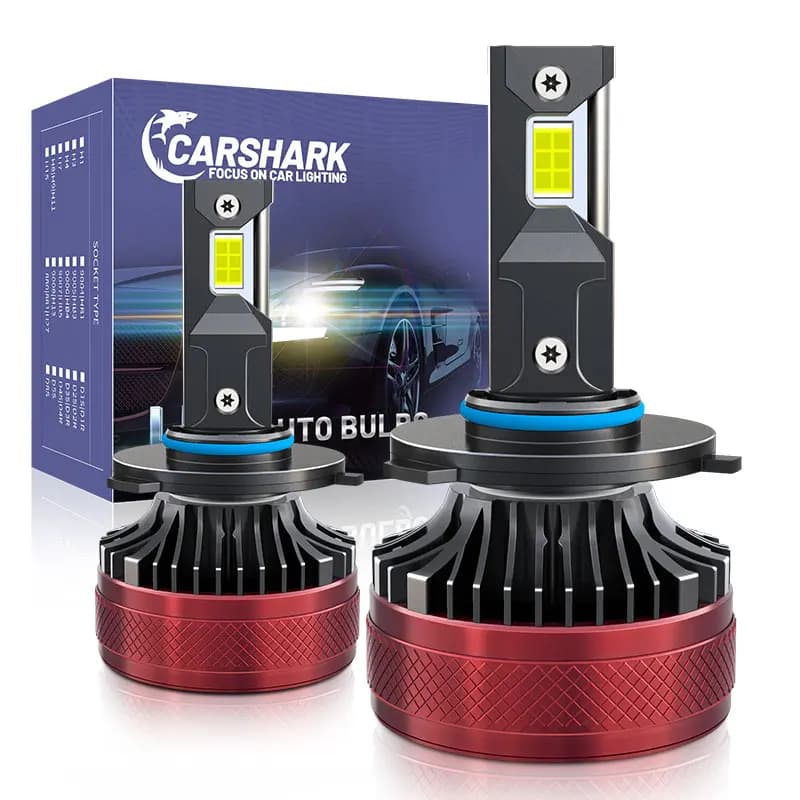 Carshark 5585 CSP 9012 HIR2 fendinebbia a LED Canbus nessun errore 6000K 130W 70000Lm H1 H4 H7 H8 H9 H11 9005 HB3 9006 HB4 faro a LED