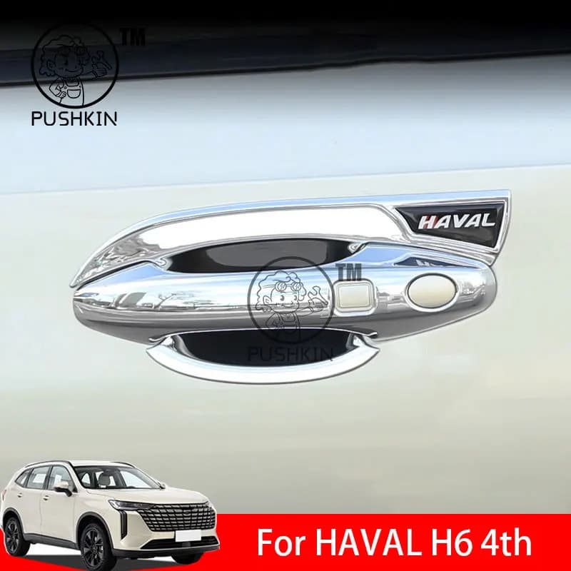 Per HAVAL H6 4th 2024 2025 Accessori Auto Porta Tirare Maniglia Della Porta Cattura Maniglia Della Porta Tappo Ciotola Decorazione Copertura Trim Accessori