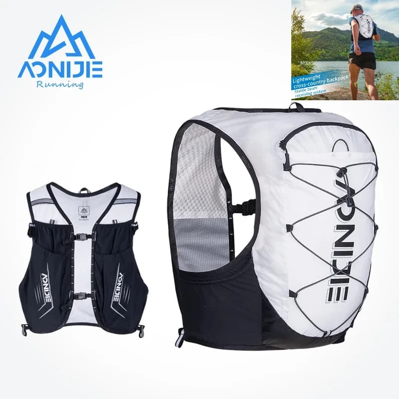 AONIJIE C9108S Light backpack for hydration Cross Country Backpack Water bladder bag for hiking Race Marathon Cycling