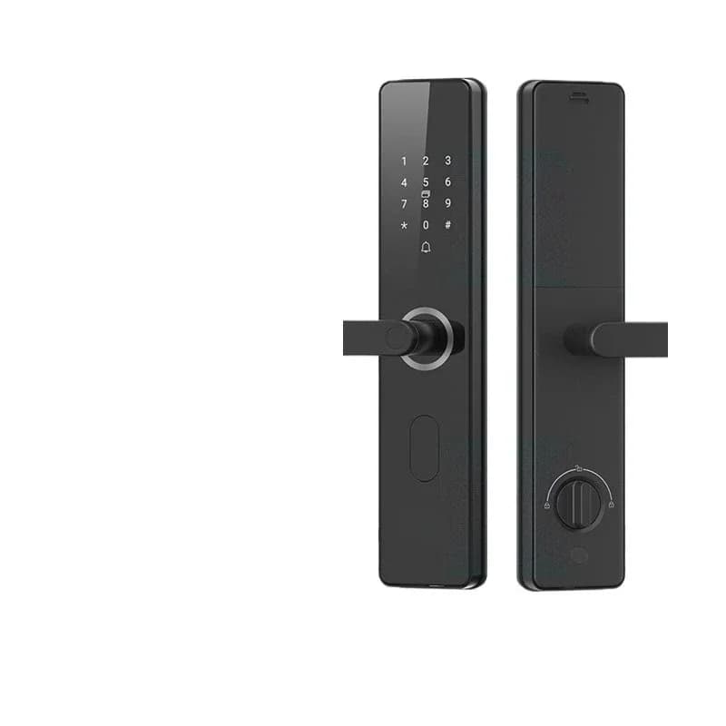 Serratura Intelligente con Impronta Digitale per Porta d'Ingresso Appartamento Porta Intelligente con Password Elettronica Semi-automatica per Uso Domestico