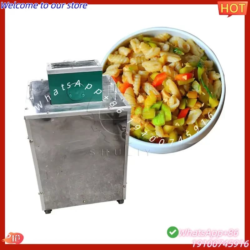 2026Hot Multifunctional Automatic Macaroni Pasta Making Machine / Orecchiette & Farfalle Pasta Maker 220V Motor Pastry