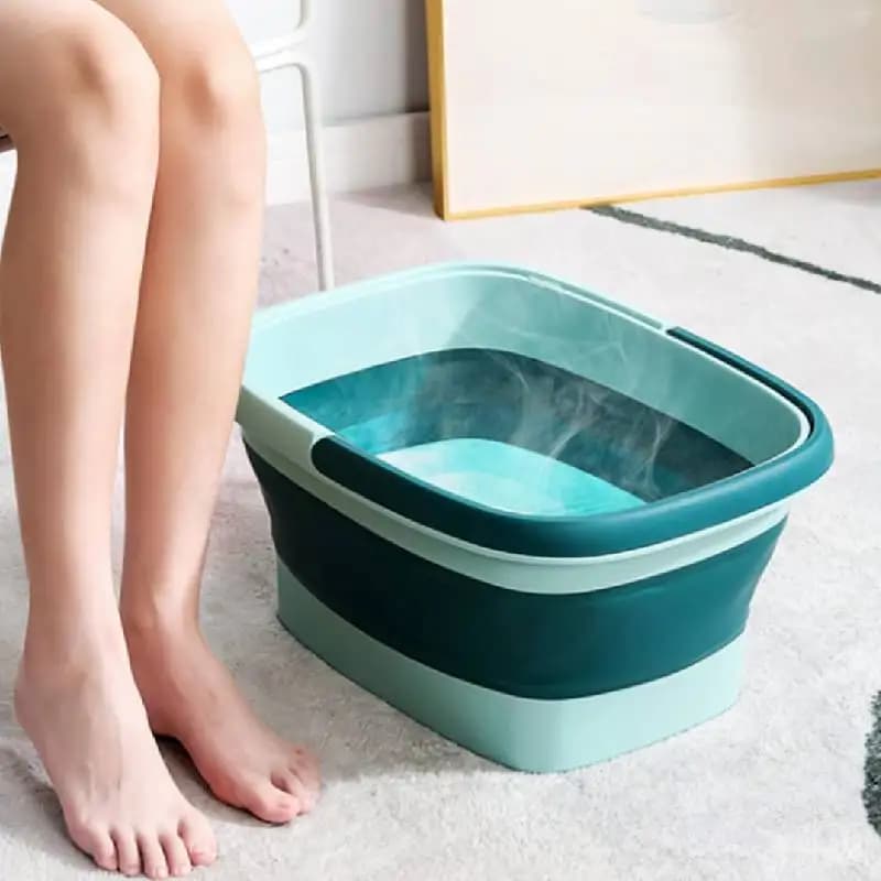 Bagno multiuso per pediluvio compatibile con oli essenziali ed erbe aromatiche per calcare i piedi stanchi e rilassante spa per i piedi