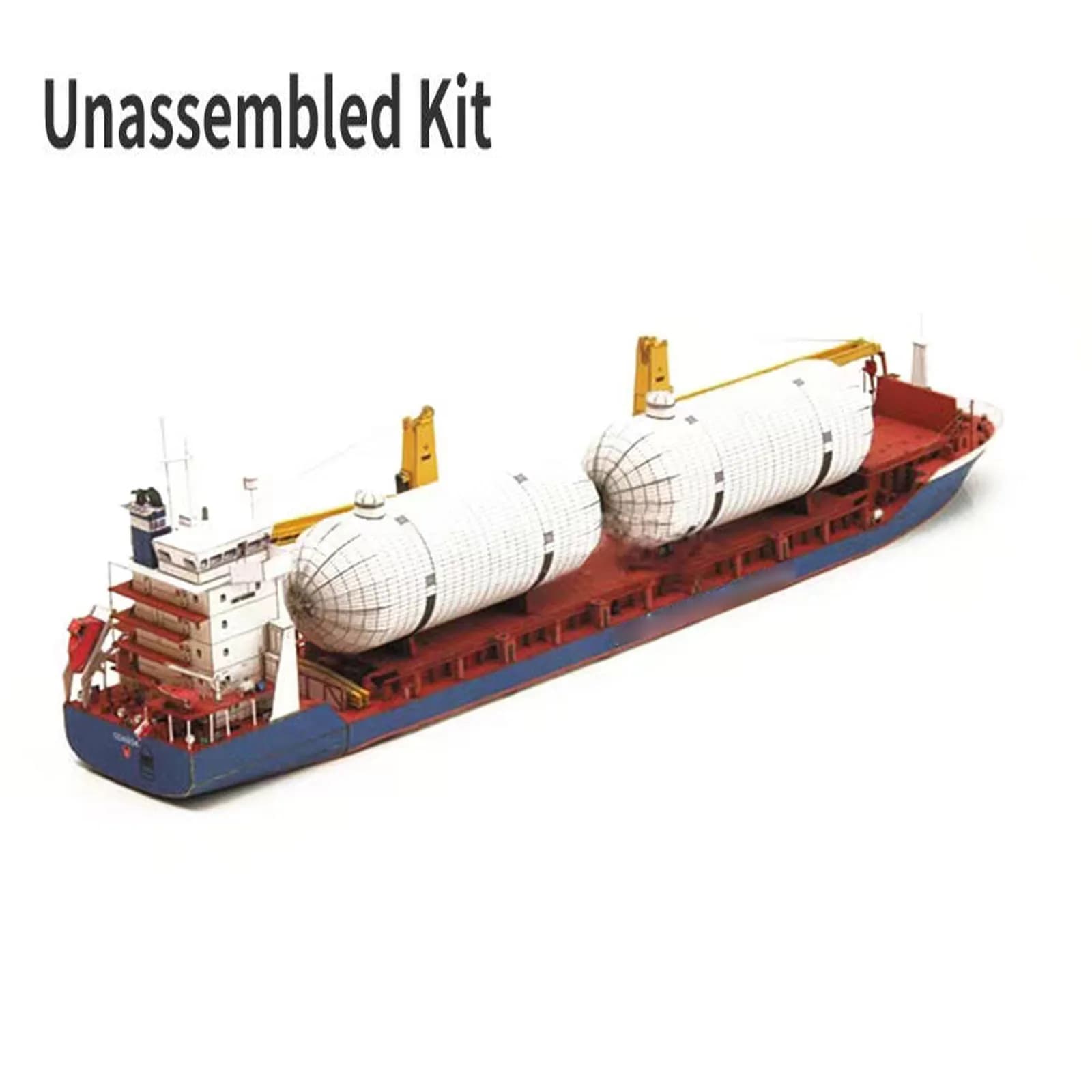 1/400 Bilancia Polacco Gdansk Modello di Nave da Carico Modello di Carta Ornamento Display Kit Smontato FAI DA TE Giocattolo Fatto A Mano Puzzle Per Diorama