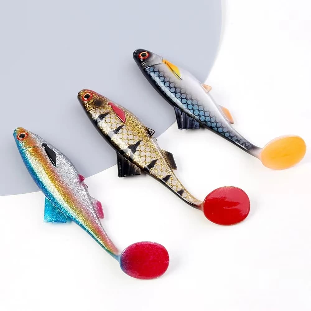 1Pc Richiamo di Pesca di Grandi Dimensioni Esche Morbide 20cm/7.87in/59.5g Swimbait Attrezzi da Pesca Artificiali
