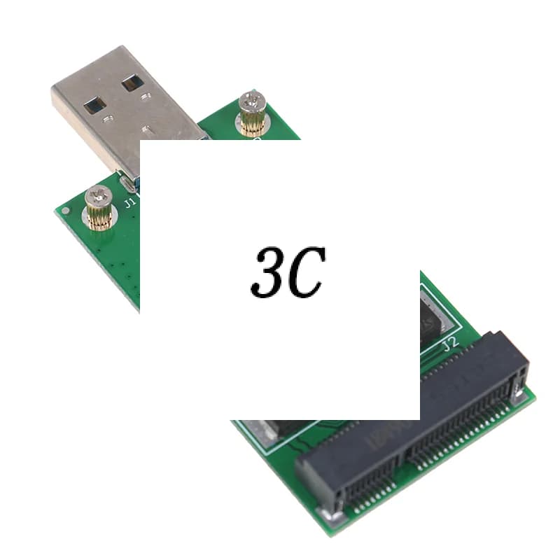 Scheda adattatore convertitore PCBA SSD esterno Mini USB 3.0 a PCIE mSATA da 1 pezzo