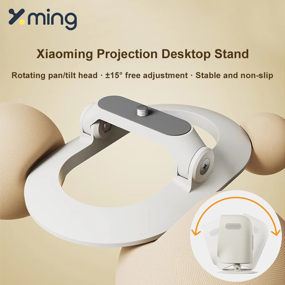Supporto da tavolo per proiezione con gimbal rotante Xming, adatto per proiettori compatti Q3/Q2Pro/Q2/Q1Pro sotto i 4 kg