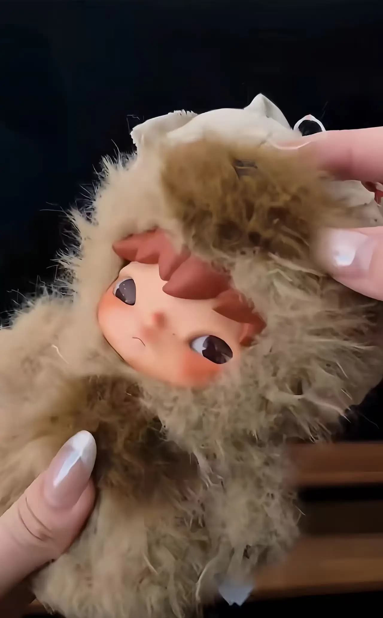 POP MART Hirono after Dark Series Kawaii Plush Doll Pendant Anime Action Figure Blind Box Mystery Surprise Collectible Toy