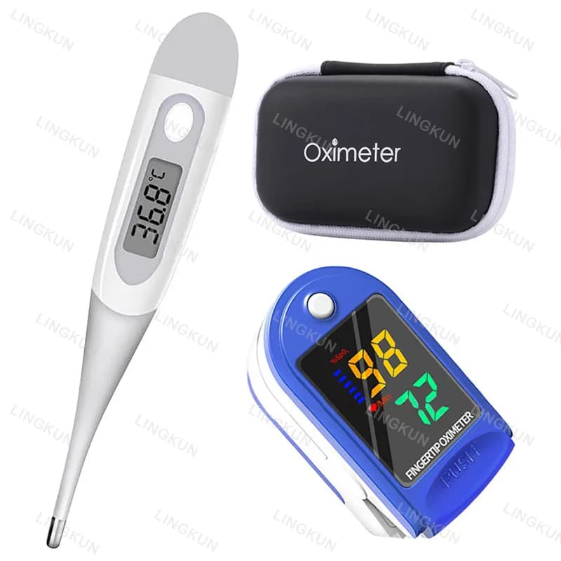 Digital Thermometer Accurate Oral Axle Temperature reading Fever Warm Thermometer Children's thermometer Pulsossimeter Ditus