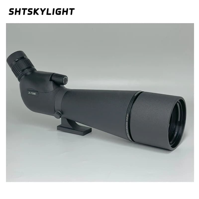 SHTSKYLIGHT 25-75X80mm bird watching telescope ,with continuous zoom and FMC coating high-definition nitrogen-filled waterproof