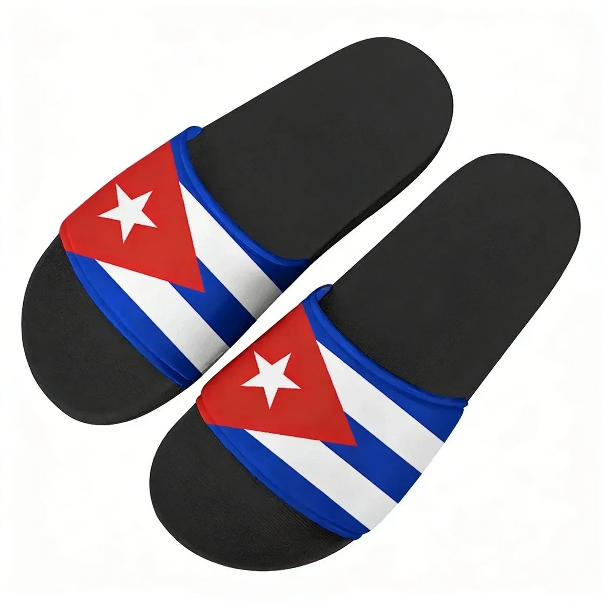 Cuba National Flag Slippers Home Water Shoes Men Women Teenagers Fashion Beach Pool Sandals Tailor-made Summer Slipper