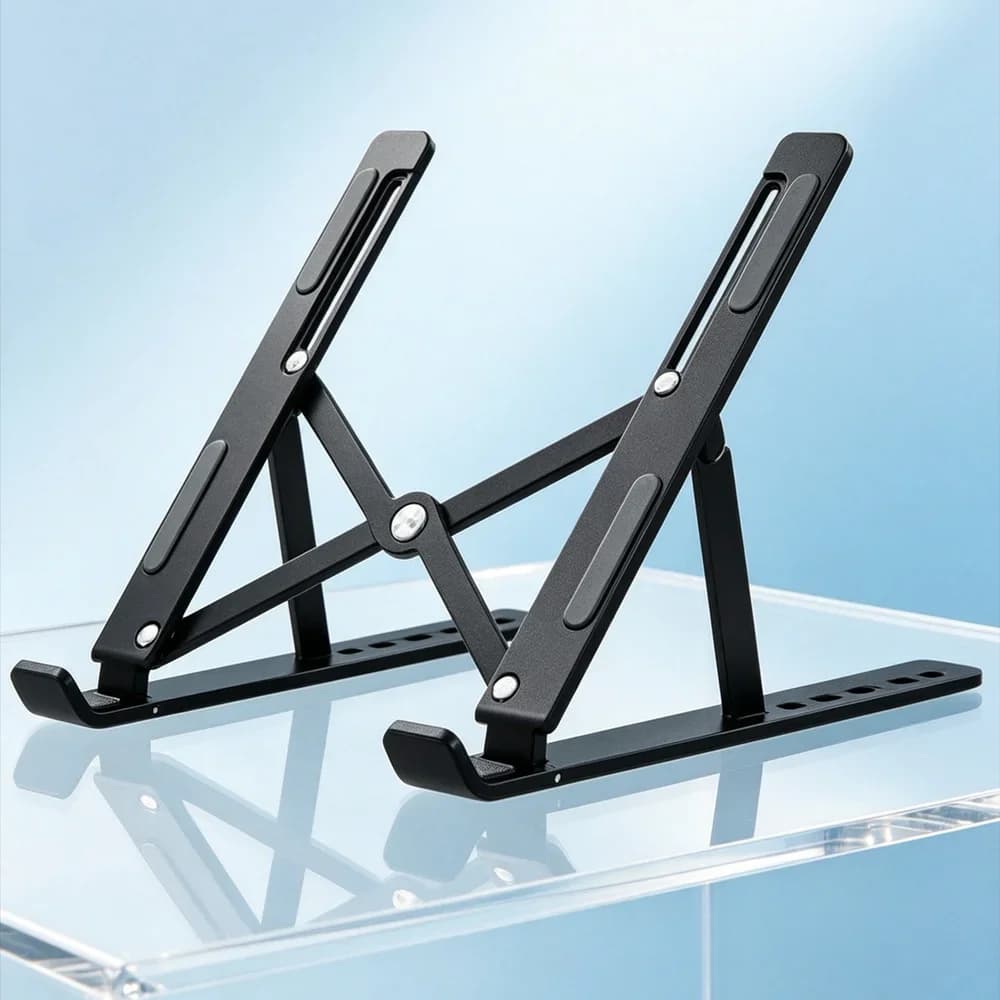 Aluminum Alloy Laptop Holder Stand Foldable Non-slip Notebook Support Base Lifting Lifting Cooling Holder Laptop Cooling Bracket