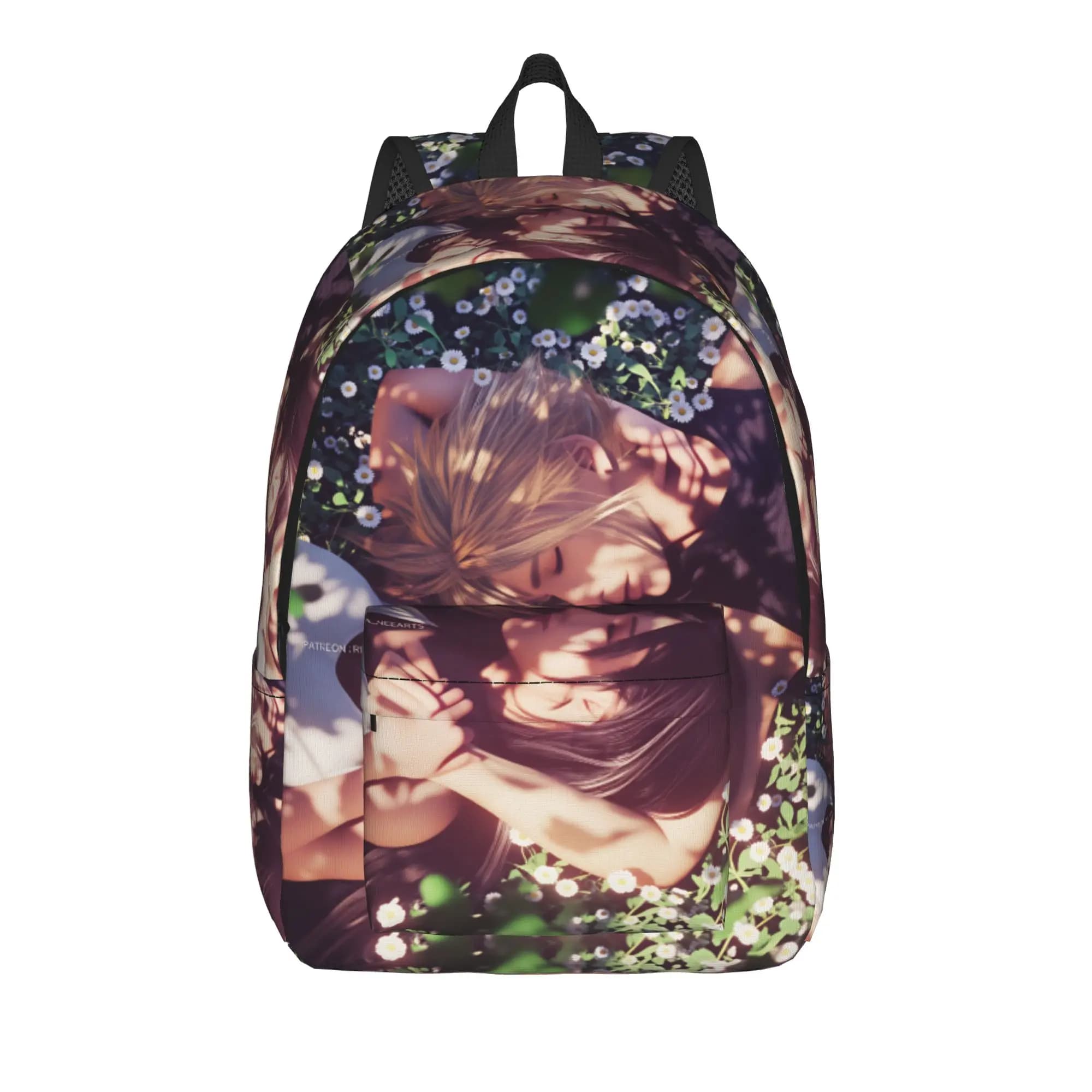 Zaino Final Fantasy 7, zaini alla moda per donna e uomo, borse da scuola con motivo sportivo, zaino di design