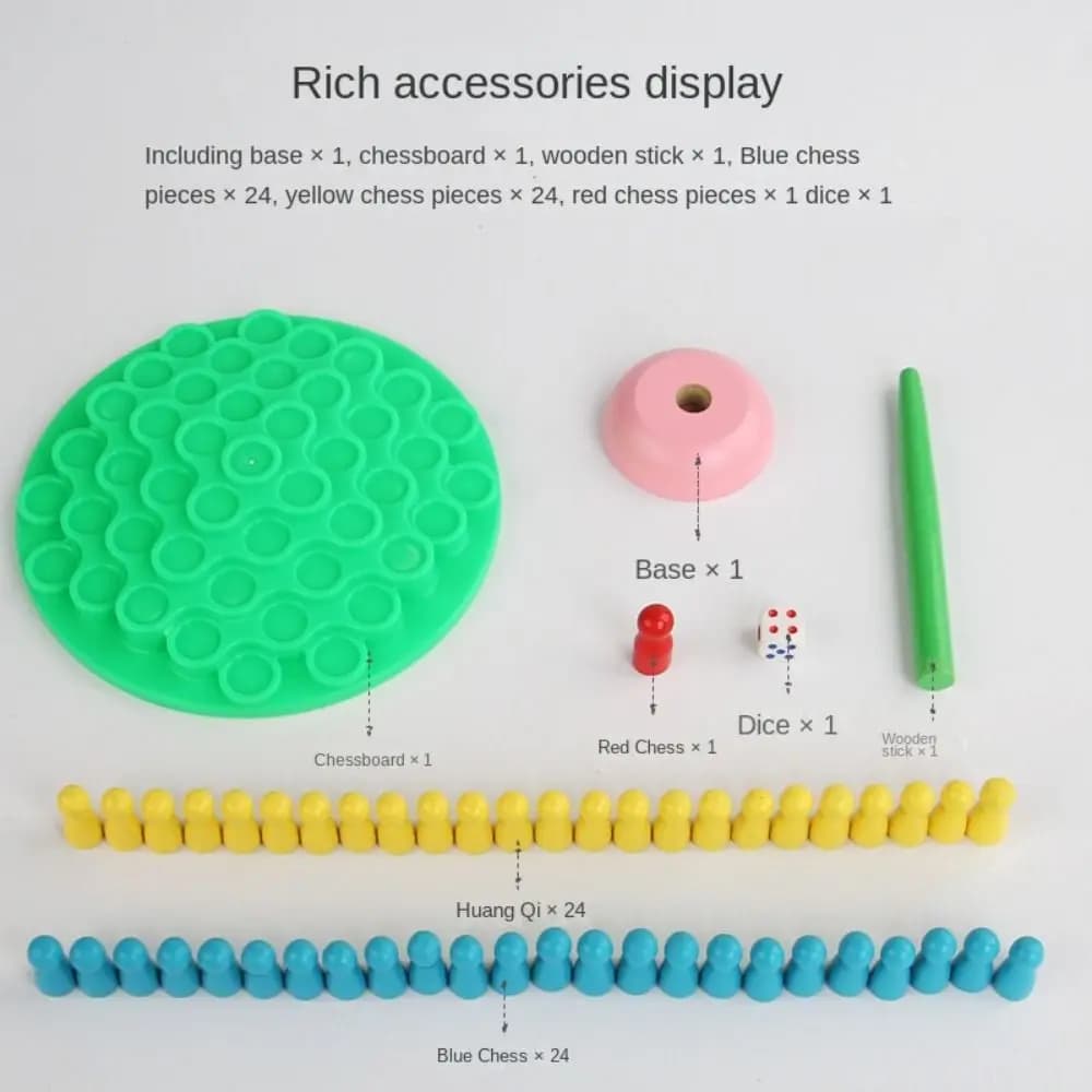 Gioco dell'Albero dell'Equilibrio con Perline, Gioco da Tavolo Impilabile per l'Apprendimento dell'Equilibrio per Studenti