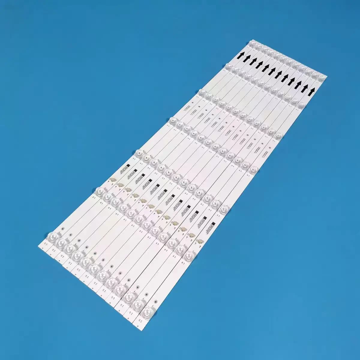 Striscia di retroilluminazione a LED da 12 pezzi 7 lampade per L75M6-ES 75 d8000 muslimv0 4C-LB750T-HR2