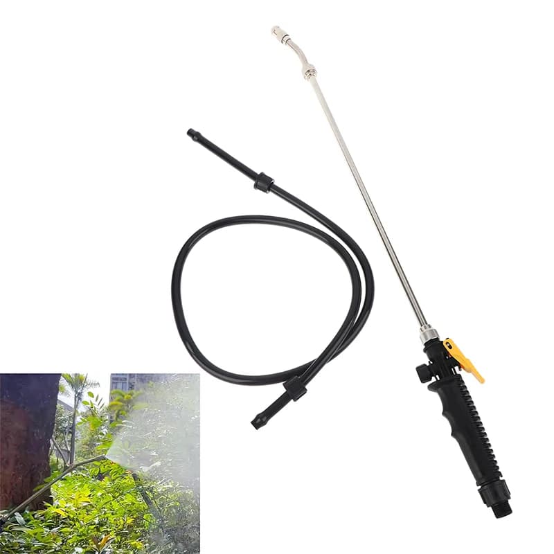 Idropulitrice ad Alta Pressione in Metallo con Ugello a Spruzzo per Auto e Giardino, Strumento per Lavaggio e Pulizia