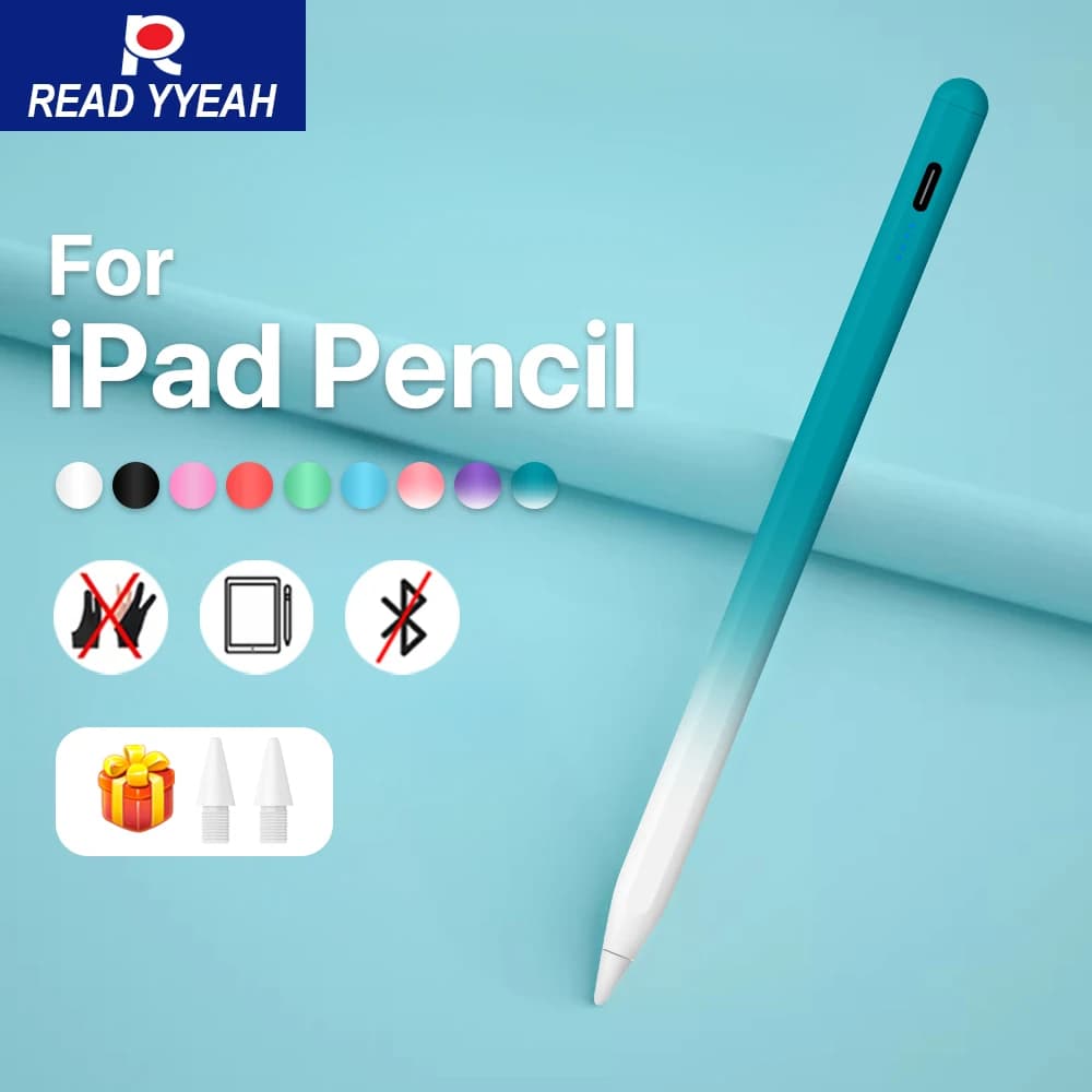 Stilo con rifiuto del palmo per Apple Pencil, compatibile con iPad A16 Air 11 5 4 Pro 11 13 12.9 M3 M2 Pen 10.9 10/9th Gen Mini 7 6 2025 Touch Pen