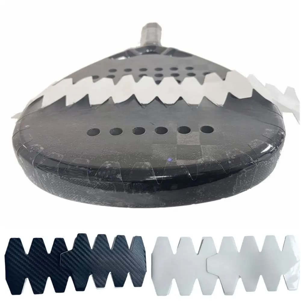 Black Transparent Protective Tape for Frame Beach Tennis in PU, Prevents Graffi, Reduce Impact and Frying