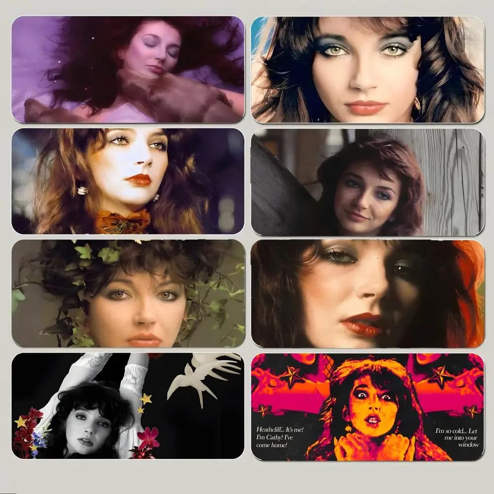 Tappetino per mouse K-Kate Bush, tappetino per mouse da gioco di grandi dimensioni con bordo cucito spesso, tappetino da scrivania antiscivolo
