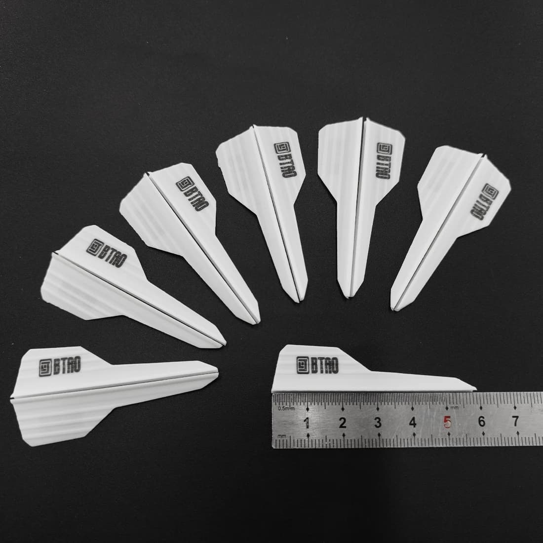 Archery Rubber Arrow Vanes DIY Fletching, Arrow Accessories for Compound Recurve Bow Target Hunting Shooting