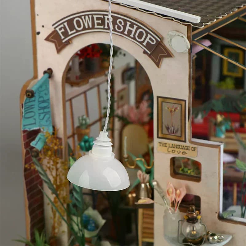 1/12 Simulazione casa delle bambole Lampadario a LED Modello Casa delle bambole Mobili in miniatura Decorazione Casa delle bambole Accessori per la casa