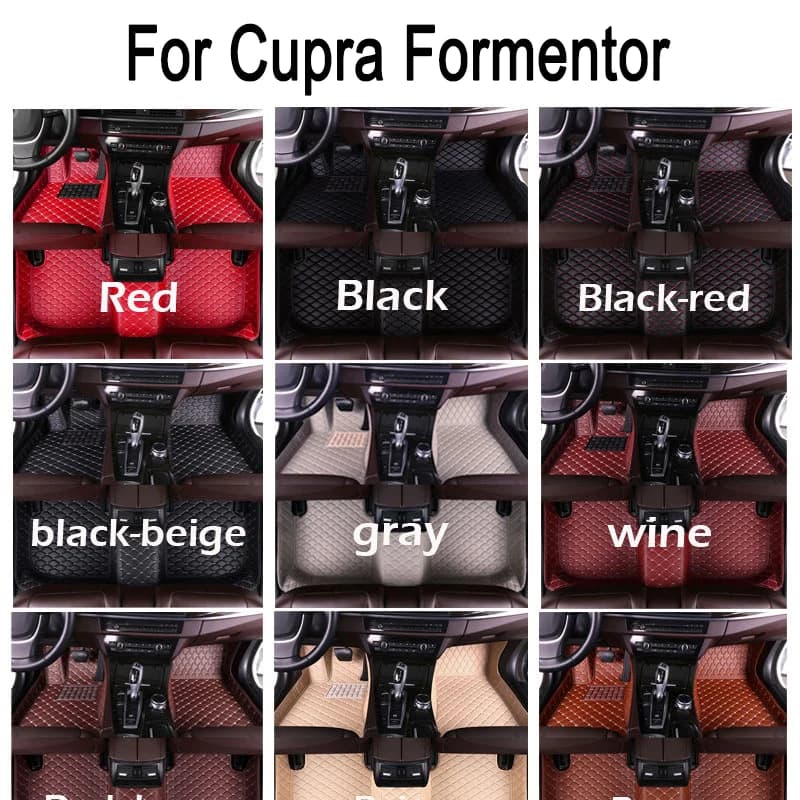 Non Hybrid Car Mats for Cupra Formentor 2021~2023 Waterproof Accessories