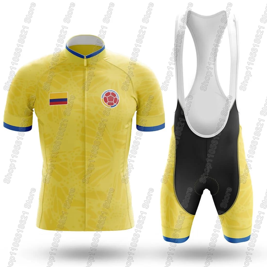 Colombia National Team 2026 Cycling Jersey Set Summer Bicycle Clothing Road Bike Shirts Suit Bicycle Bib Shorts MTB Ropa Maillot