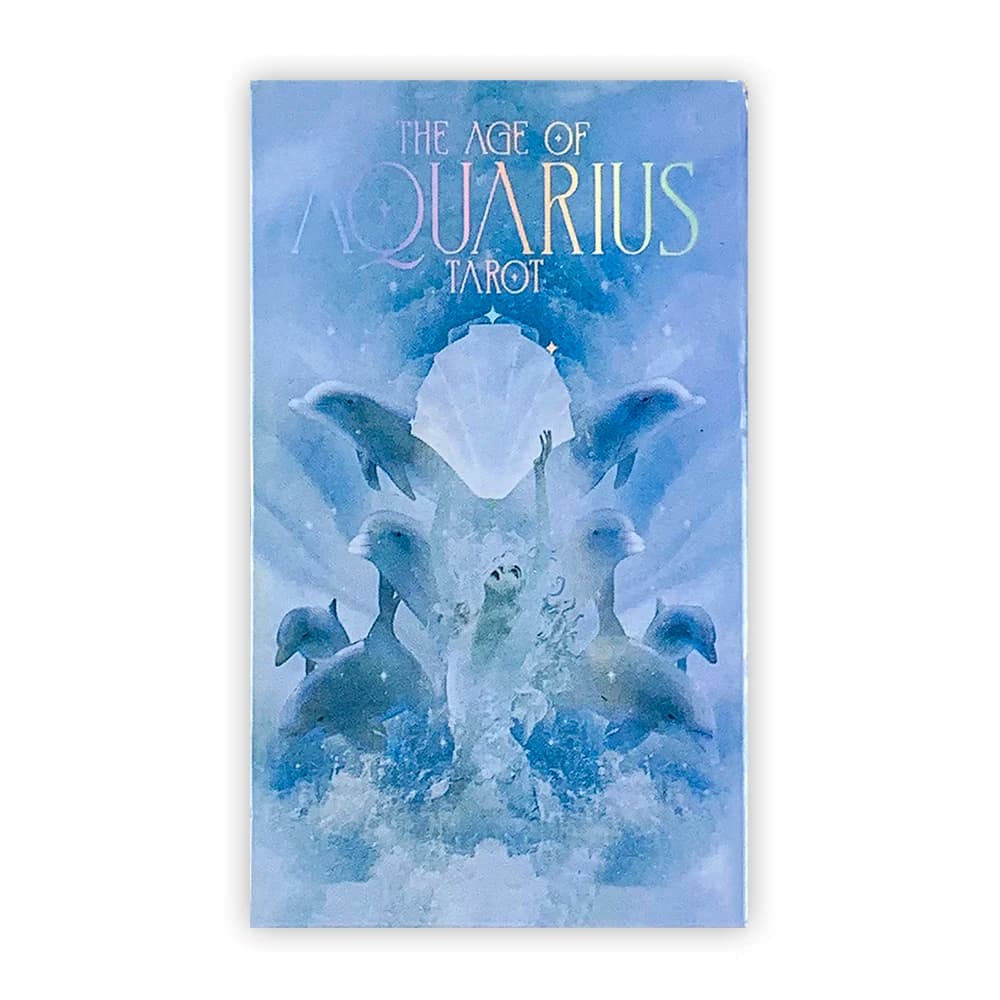 New The Age of Aquarius Tarot Cards A 78 Cards English Visions Divination Edition Borad Playing Games For Family and Friends
