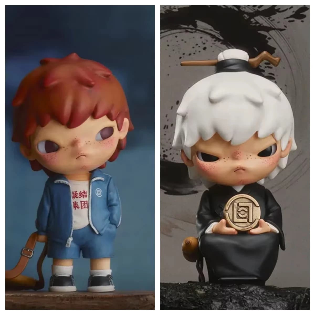 POPMART Hirono X CLOT Series Blind Blind Box Guess Bag Desktop Decoration Blind Bag Toys Anime Figure Cute Model Gift Girl
