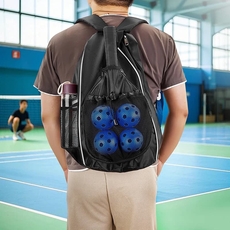 daNice da Pickleball Racket Backpack for Men and Women, Reversible Sports Bag for Pickleball Rackets, Tennis Travel Bag, racquetball, badminton
