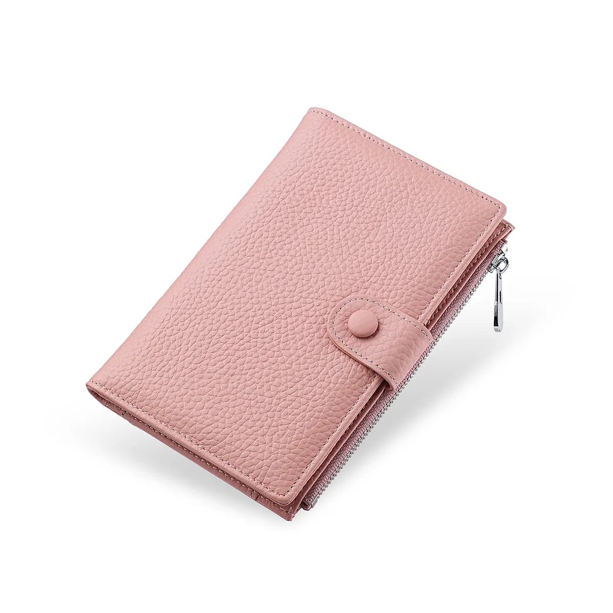 Porta Passaporto Unisex in Vera Pelle con Blocco RFID, Accessorio da Viaggio, Organizzatore per Carte di Credito, Multi-Scomparti, Borsa per Passaporto