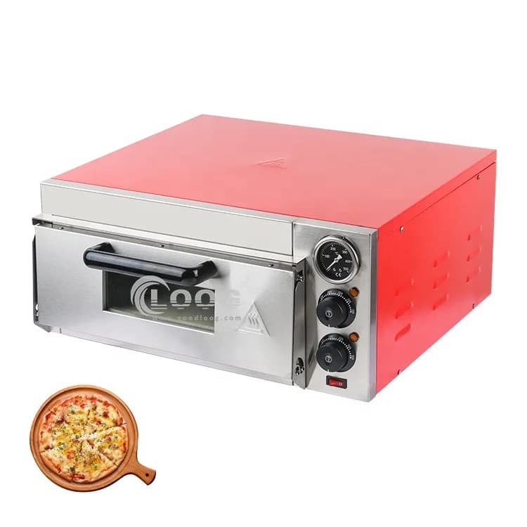 Nuova Macchina per Pizza da Banco Commerciale Approvata CE, Attrezzatura da Cucina con Termometro, Alimentazione Elettrica 220v