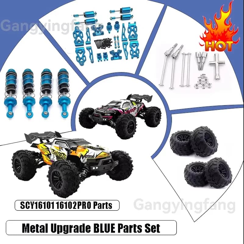 16102PROSCY 16101 PRO SG116MAX RC Automotive Parti in alluminio Braccio di sospensione Gruppo sterzo Albero motore Ingranaggio Aggiornamento Kit in metallo