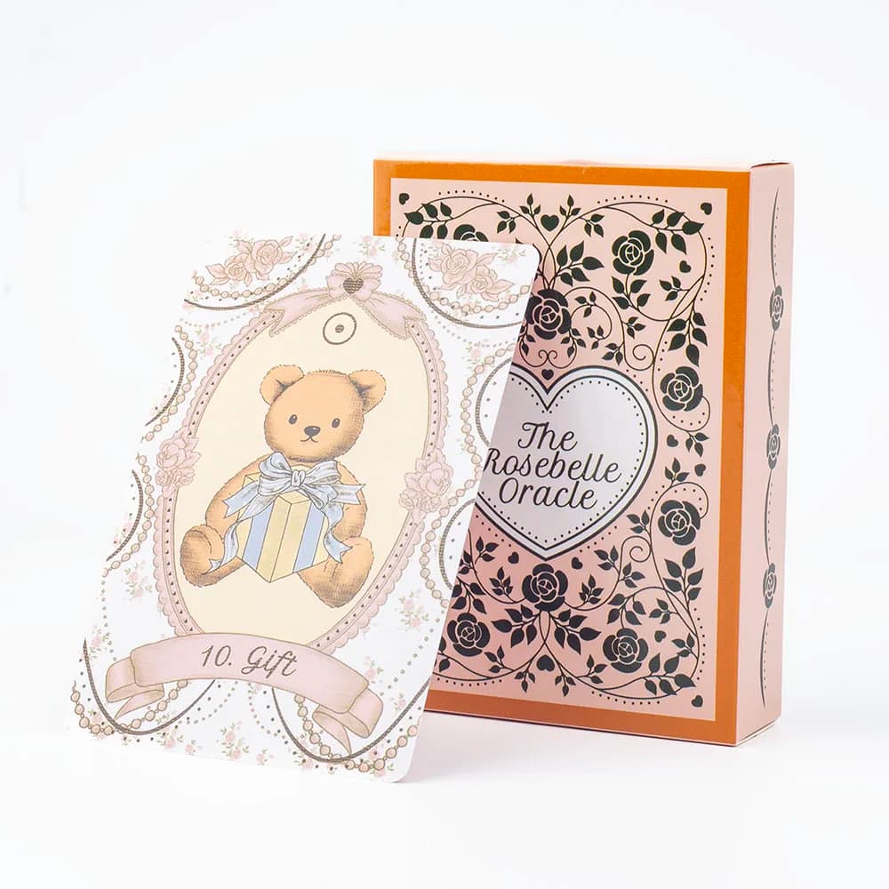 10.2*7.2Cm The Rosebelle Oracle card A 65 Carte Versione inglese Oracle Deck Divination Party Desktop Toy Entertainment