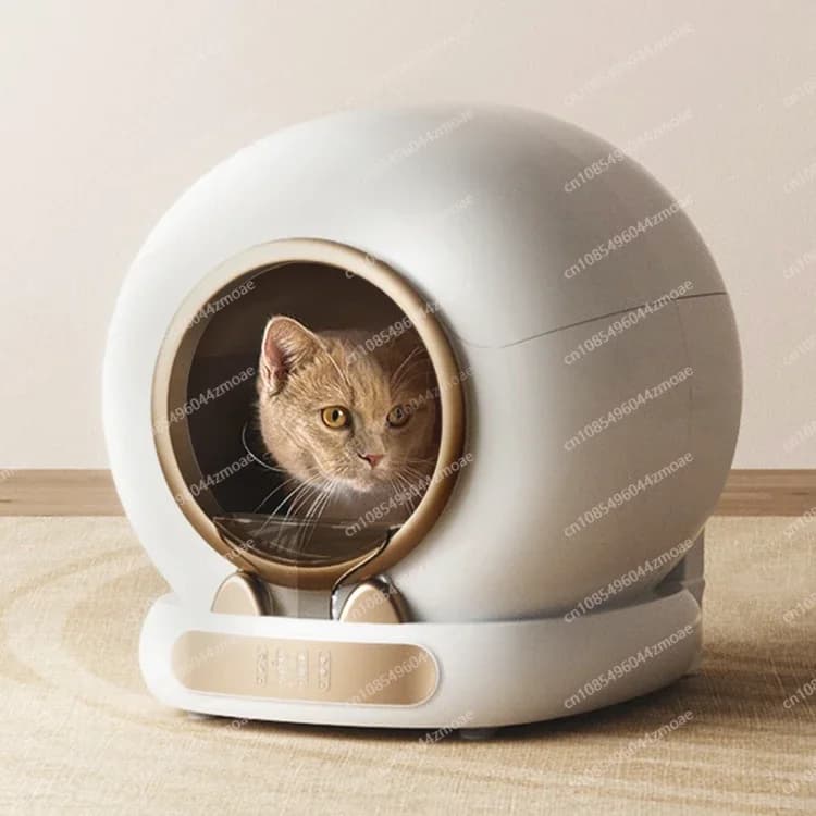 2025 Nuovo lettiera per gatti autopulente automatica con spazio da 65 litri per un controllo multiplo delle app Cat