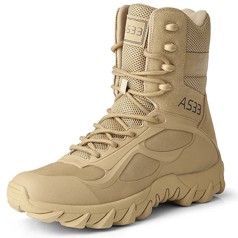 Stivali tattici leggeri da deserto Stivali da esterno da uomo Stivali da combattimento nella giungla Scarpe Stivali da trekking antiscivolo resistenti all'usura